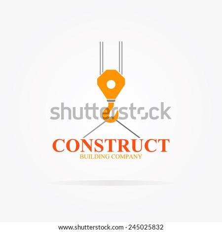 Vector Crane Logo Construction Company Stock Vector (Royalty Free ...