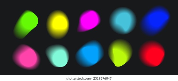 gradients shiny neon cosmic