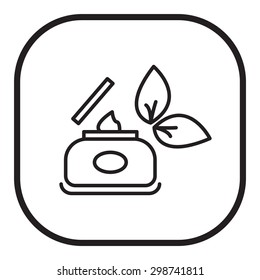 Vector cream icon