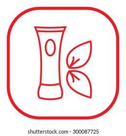 Vector cream icon