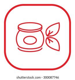 Vector cream icon