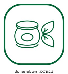 Vector cream icon