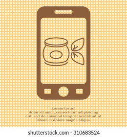 Vector cream icon