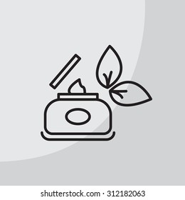 Vector cream icon