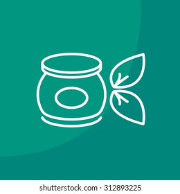 Vector cream icon