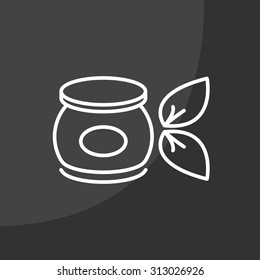 Vector cream icon