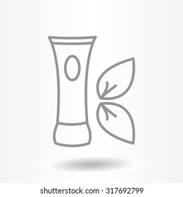 Vector cream icon