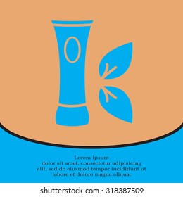 Vector cream icon