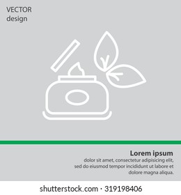 Vector cream icon