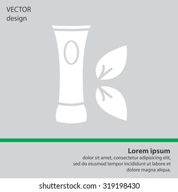 Vector cream icon