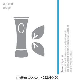 Vector cream icon