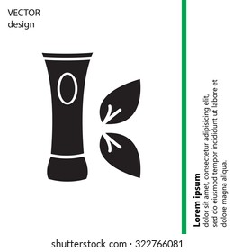 Vector cream icon