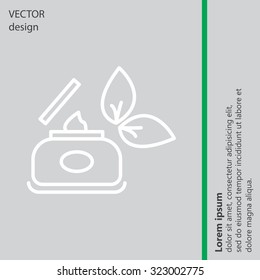 Vector cream icon