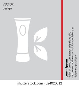 Vector cream icon
