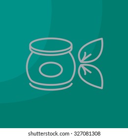 Vector cream icon