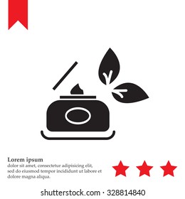 Vector cream icon