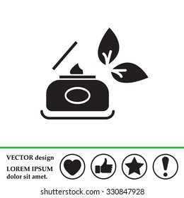 Vector cream icon