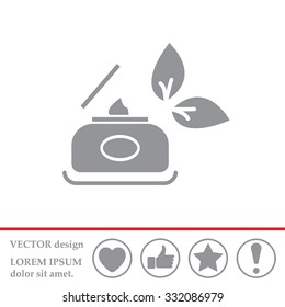 Vector cream icon