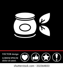 Vector cream icon