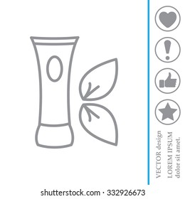 Vector cream icon