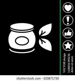 Vector cream icon