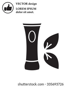 Vector cream icon