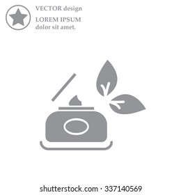 Vector cream icon