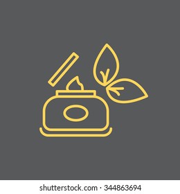 Vector cream icon