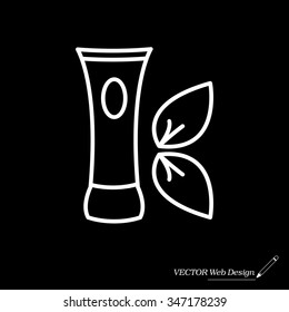 Vector cream icon