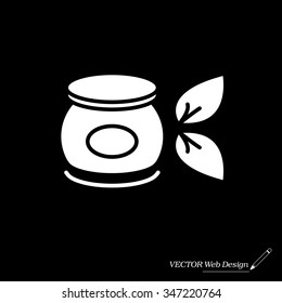 Vector cream icon