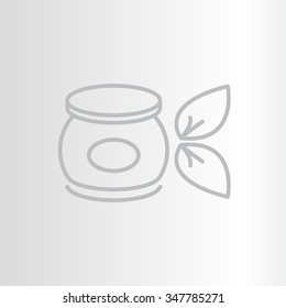 Vector cream icon
