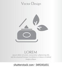 Vector cream icon