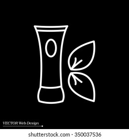 Vector cream icon