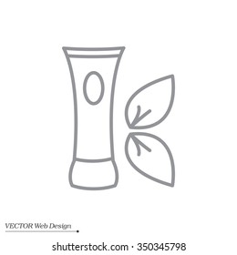 Vector cream icon
