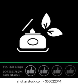 Vector cream icon