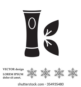 Vector cream icon
