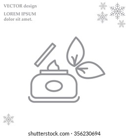 Vector cream icon