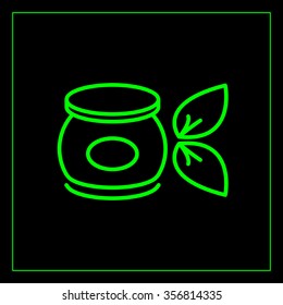 Vector cream icon