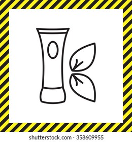 Vector cream icon
