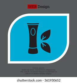 Vector cream icon