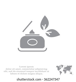 Vector cream icon