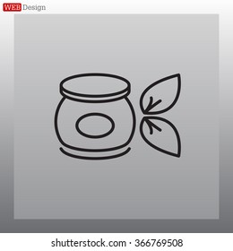 Vector cream icon