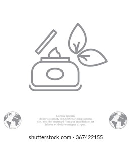 Vector cream icon