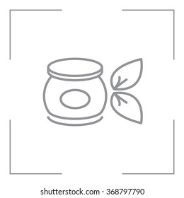 Vector cream icon