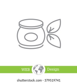 Vector cream icon