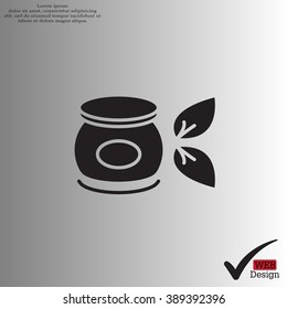 Vector cream icon