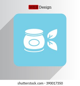 Vector cream icon