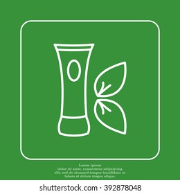 Vector cream icon