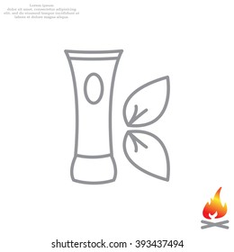 Vector cream icon
