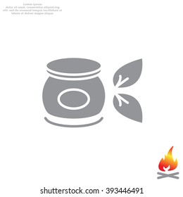 Vector cream icon